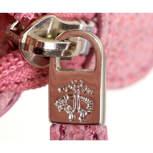 LRG Brooks Brothers SHIMMERING PINK REAL LEATHER SHOULDER BAG HANDBAG TOTE PURSE - Picture 10 of 14